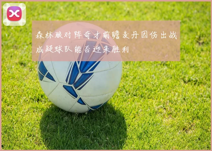 森林狼对阵奇才前瞻麦丹因伤出战成疑球队能否迎来胜利